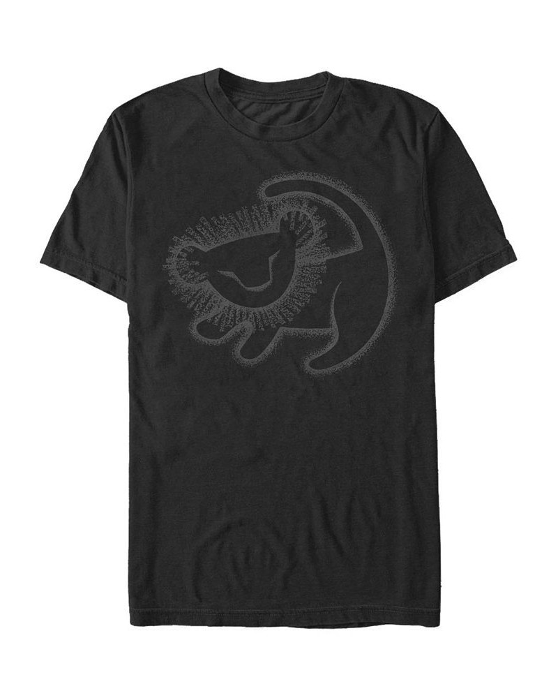 Men's Cave Painting Short Sleeve Crew T-shirt Black $15.75 T-Shirts