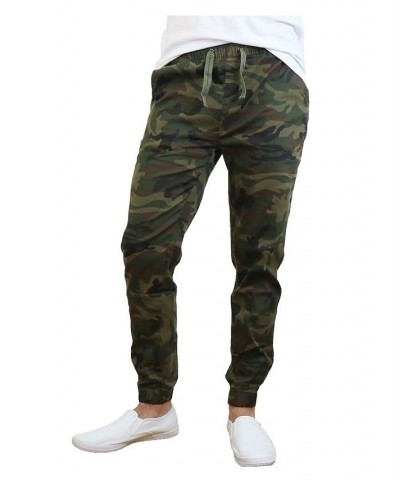 Men's Basic Stretch Twill Joggers PD01 $31.90 Pants