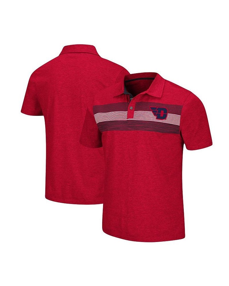 Men's Red Dayton Flyers Logan Polo Shirt $18.00 Polo Shirts