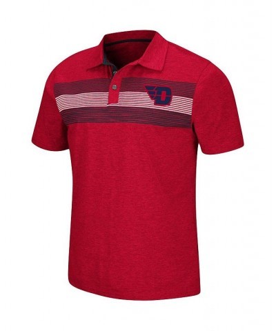 Men's Red Dayton Flyers Logan Polo Shirt $18.00 Polo Shirts