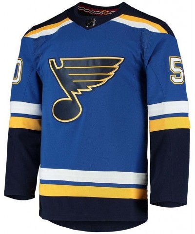 Men's Jordan Binnington Blue St. Louis Blues Home Authentic Player Jersey $91.65 Jersey