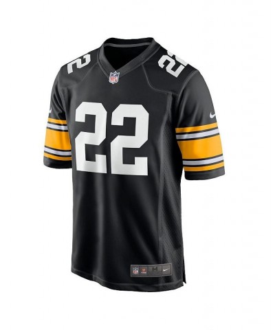 Men's Najee Harris Black Pittsburgh Steelers Home Player Game Jersey $42.00 Jersey