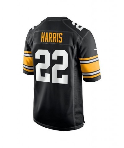 Men's Najee Harris Black Pittsburgh Steelers Home Player Game Jersey $42.00 Jersey