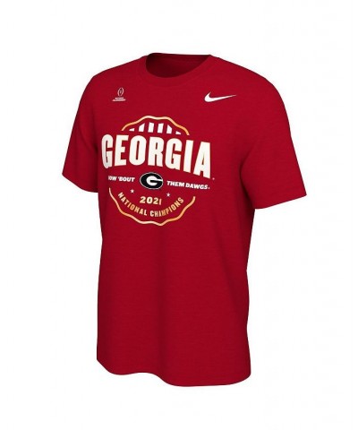 Men's Red Georgia Bulldogs College Football Playoff 2021 National Champions Celebration T-shirt $14.08 T-Shirts