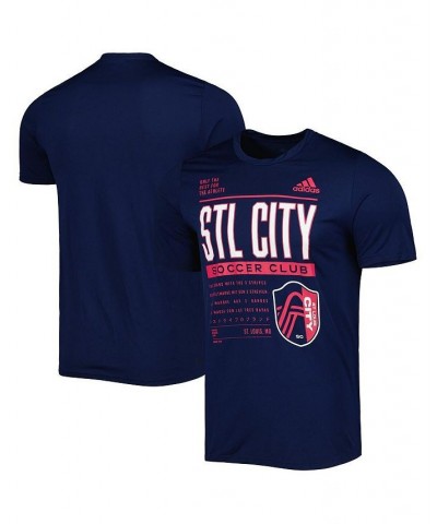 Men's Navy St. Louis City SC Club DNA Performance T-shirt $25.19 T-Shirts