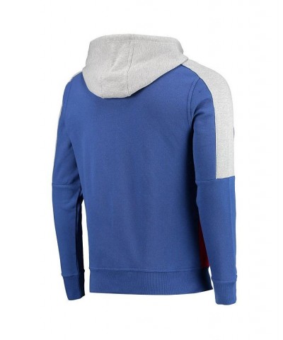 Men's Royal, Gray Indianapolis Colts Playoffs Color Block Full-Zip Hoodie $44.10 Sweatshirt