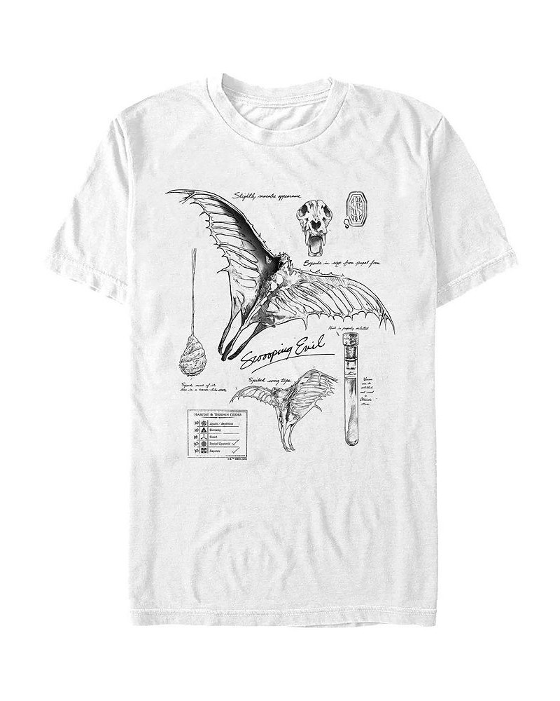 Men's Fantastic Beasts and Where to Find Them Swooping Evil Study Short Sleeve T-shirt White $19.94 T-Shirts