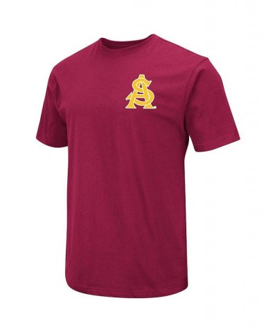 Men's Maroon Arizona State Sun Devils Baseball On-Deck 2-Hit T-shirt $15.68 T-Shirts