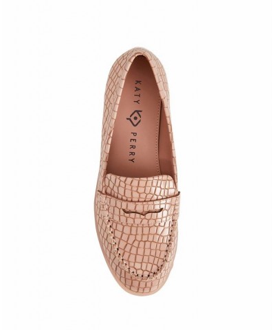 Women's The Geli Round Toe Loafer Flats Tan/Beige $47.52 Shoes