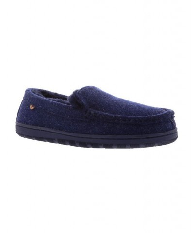 Men's Harrison Moccasin Shoes Blue $34.31 Shoes