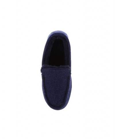 Men's Harrison Moccasin Shoes Blue $34.31 Shoes