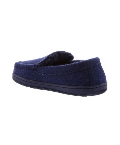 Men's Harrison Moccasin Shoes Blue $34.31 Shoes