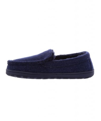 Men's Harrison Moccasin Shoes Blue $34.31 Shoes