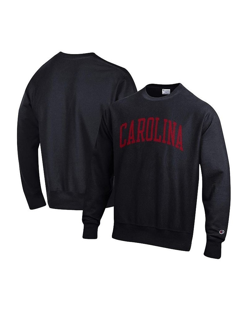 Men's Black South Carolina Gamecocks Arch Reverse Weave Pullover Sweatshirt $45.89 Sweatshirt