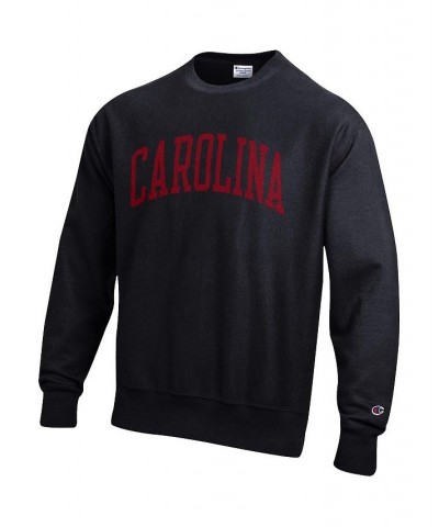 Men's Black South Carolina Gamecocks Arch Reverse Weave Pullover Sweatshirt $45.89 Sweatshirt