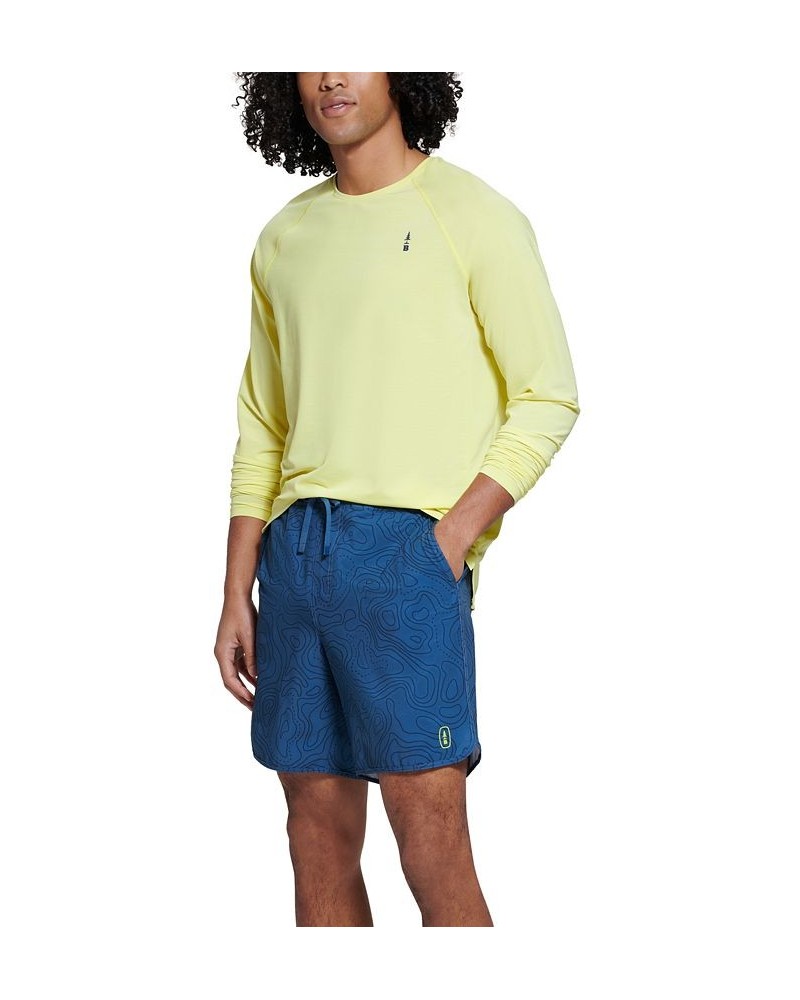 Men's Path Long-Sleeve T-Shirt Yellow $9.86 T-Shirts