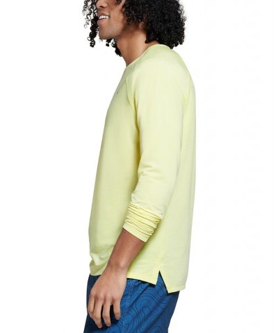 Men's Path Long-Sleeve T-Shirt Yellow $9.86 T-Shirts