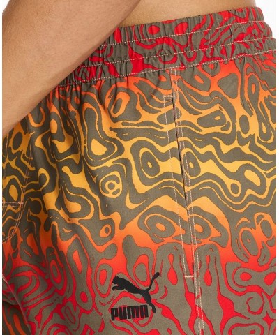 Men's Printed 7" Swim Trunks Yellow $17.60 Swimsuits