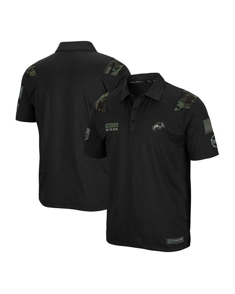 Men's Black Ndsu Bison OHT Military Inspired Appreciation Sierra Polo $31.19 Polo Shirts