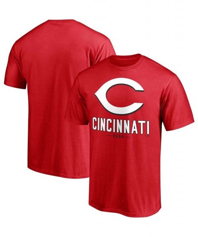 Men's Big and Tall Red Cincinnati Reds Primary Wordmark T-shirt $21.07 T-Shirts