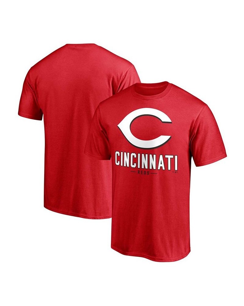 Men's Big and Tall Red Cincinnati Reds Primary Wordmark T-shirt $21.07 T-Shirts