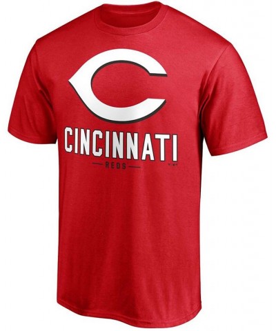 Men's Big and Tall Red Cincinnati Reds Primary Wordmark T-shirt $21.07 T-Shirts