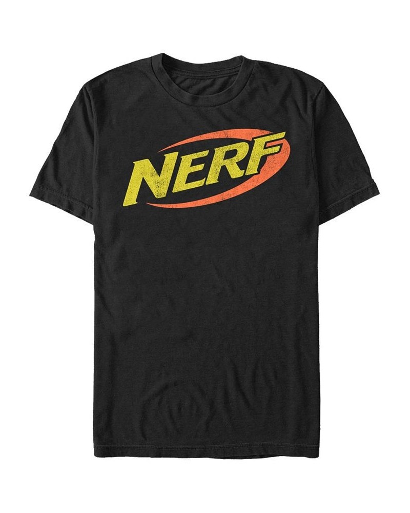 Nerf Men's Classic Logo Short Sleeve T-Shirt Black $17.50 T-Shirts