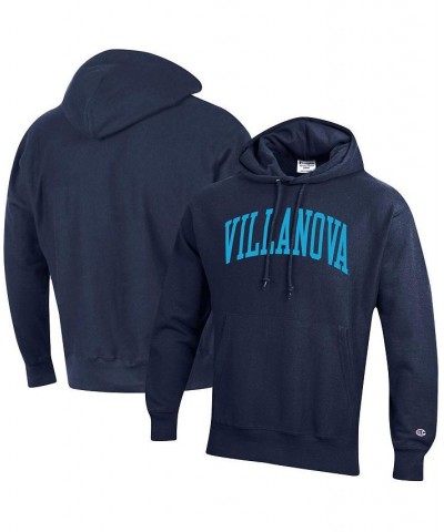 Men's Navy Villanova Wildcats Team Arch Reverse Weave Pullover Hoodie $38.00 Sweatshirt