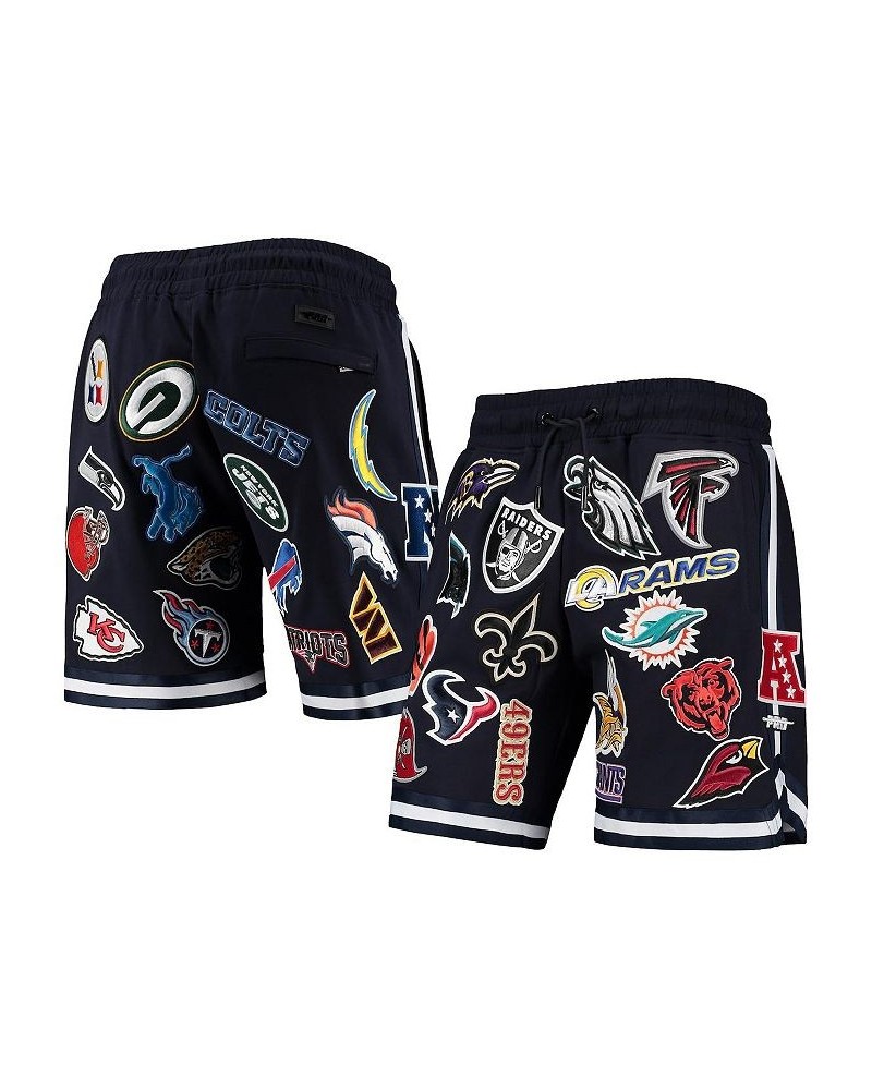 Men's Navy Nfl Pro League Allover Shorts $76.00 Shorts