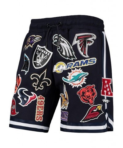 Men's Navy Nfl Pro League Allover Shorts $76.00 Shorts