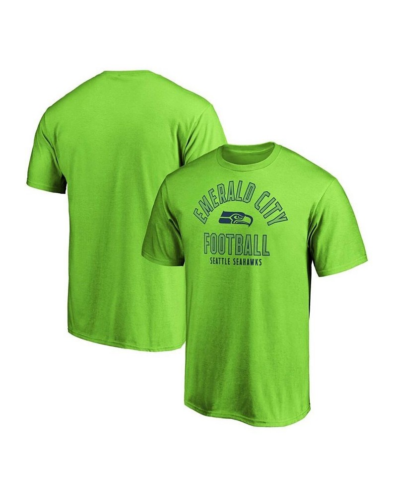 Men's Neon Green Seattle Seahawks Hometown Nickname T-shirt $15.80 T-Shirts