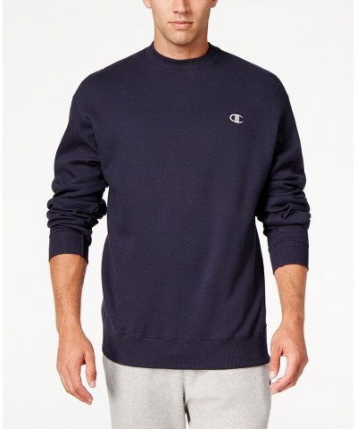 Men's Powerblend Fleece Sweatshirt Navy $22.75 Sweatshirt