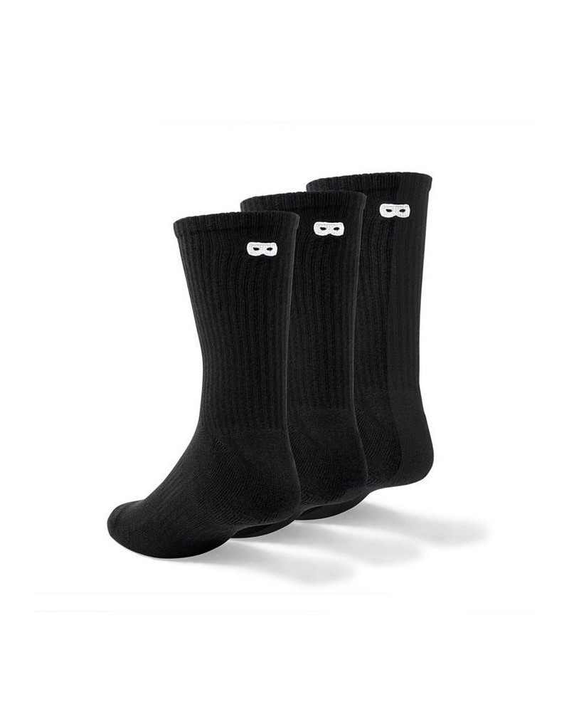 Men's Cushion Crew Socks, Pack of 3 Black $13.33 Socks