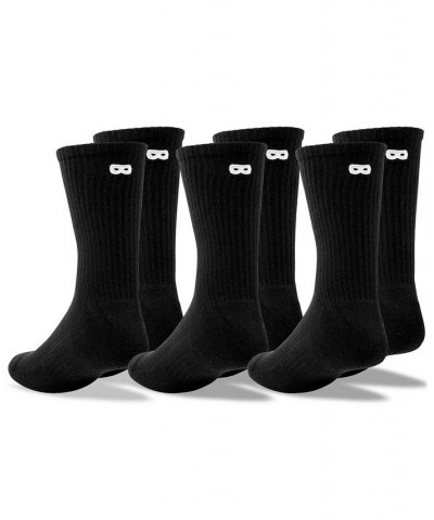 Men's Cushion Crew Socks, Pack of 3 Black $13.33 Socks