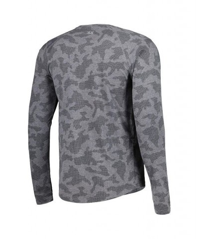 Men's Black Kansas City Chiefs Performance Camo Long Sleeve T-shirt $36.39 T-Shirts