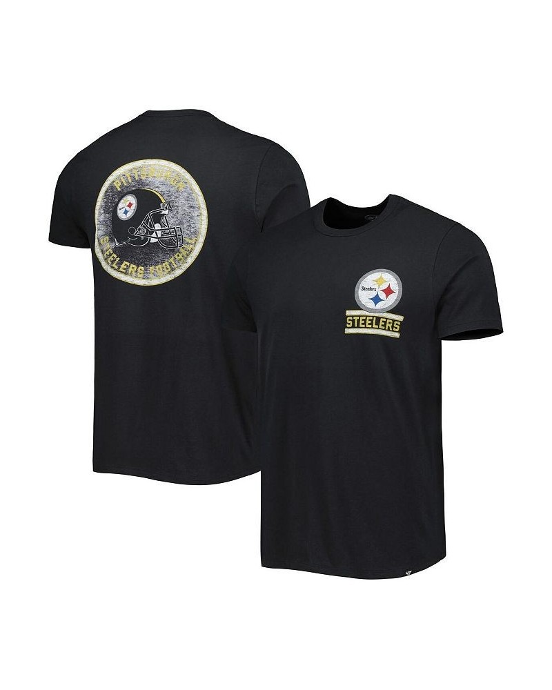 Men's Black Pittsburgh Steelers Open Field Franklin T-shirt $27.49 T-Shirts