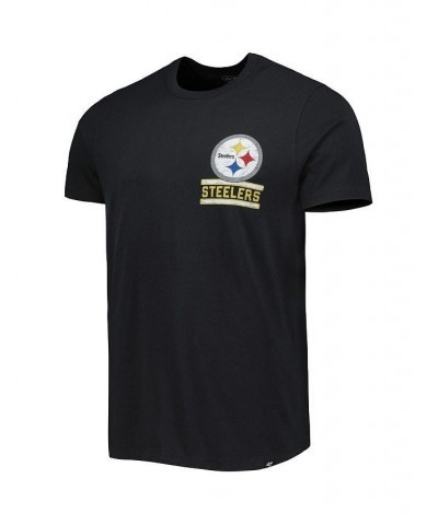 Men's Black Pittsburgh Steelers Open Field Franklin T-shirt $27.49 T-Shirts