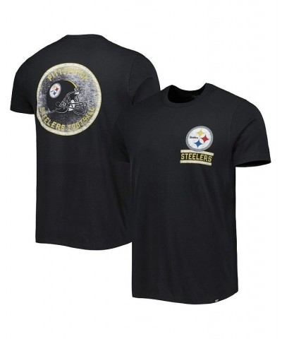 Men's Black Pittsburgh Steelers Open Field Franklin T-shirt $27.49 T-Shirts