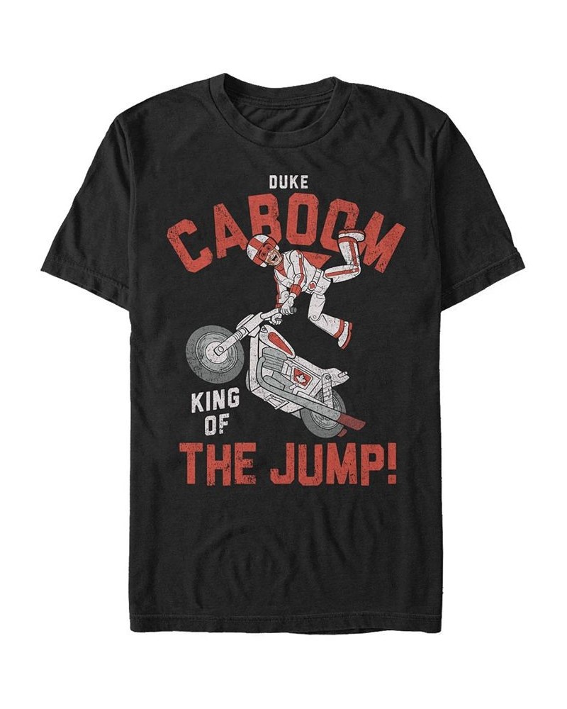 Disney Pixar Men's Toy Story Duke Caboom King of the Jump, Short Sleeve T-Shirt Black $20.99 T-Shirts