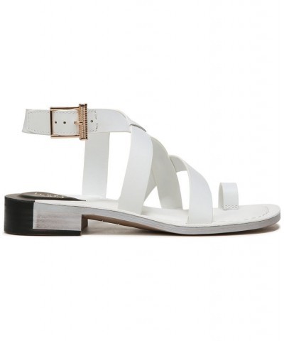 Ina Ankle Strap Sandals White $52.00 Shoes