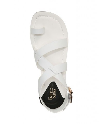 Ina Ankle Strap Sandals White $52.00 Shoes