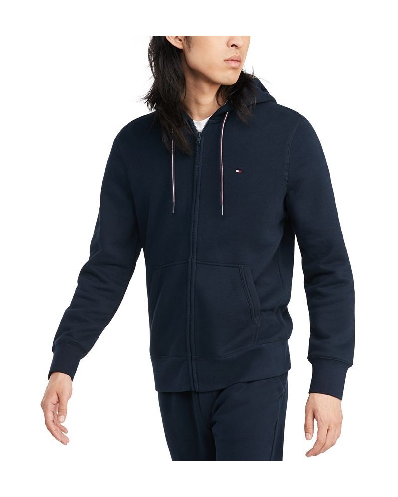 Men's Big & Tall Plains Zip-Up Hoodie Blue $38.80 Sweatshirt