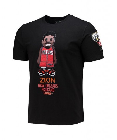 Men's Zion Williamson Black New Orleans Pelicans Caricature T-shirt $33.14 T-Shirts