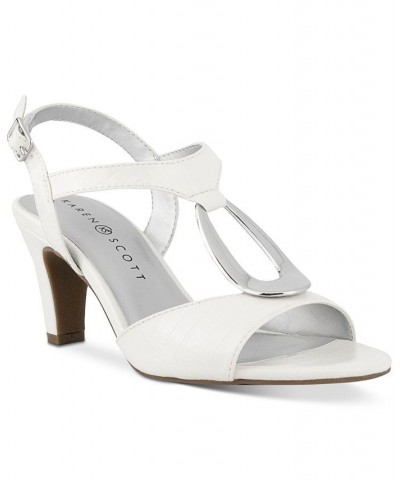 Women's Danee Dress Sandals White $31.80 Shoes