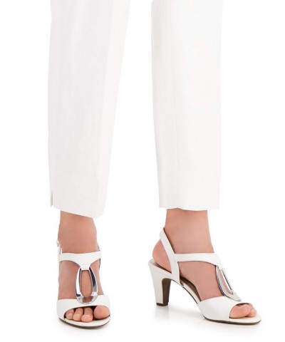 Women's Danee Dress Sandals White $31.80 Shoes