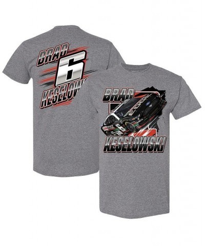 Men's Heather Gray Brad Keselowski Blister T-shirt $19.00 T-Shirts