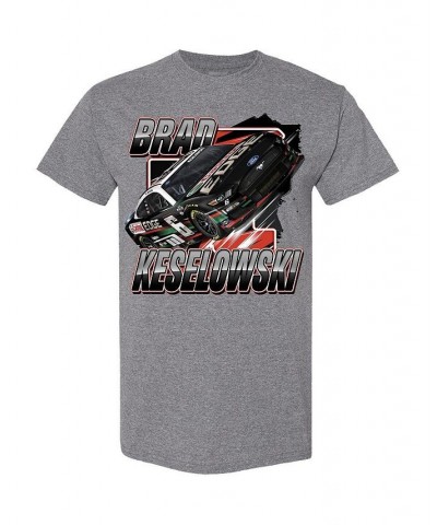 Men's Heather Gray Brad Keselowski Blister T-shirt $19.00 T-Shirts