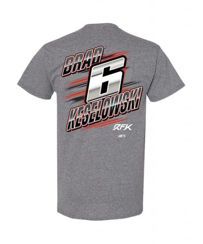 Men's Heather Gray Brad Keselowski Blister T-shirt $19.00 T-Shirts