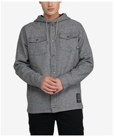 Men's Buffed Up Jacket Hoodie Gray $42.14 Jackets