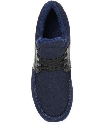 Men's Ashburn Moccasin Slippers Blue $27.80 Shoes